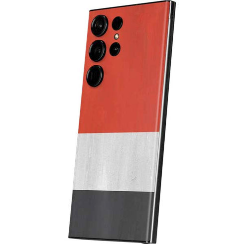 Yemen Flag Distressed Galaxy Skins